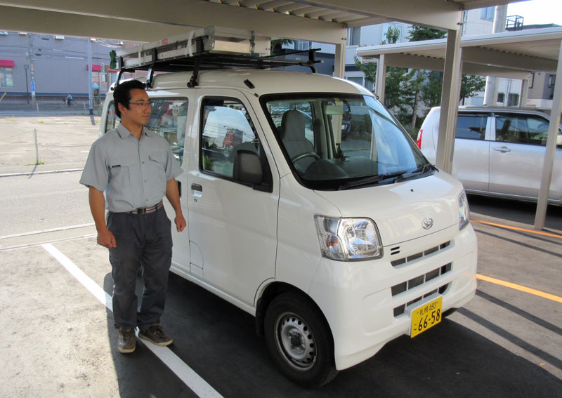 ご連絡頂いた後、素早く出動